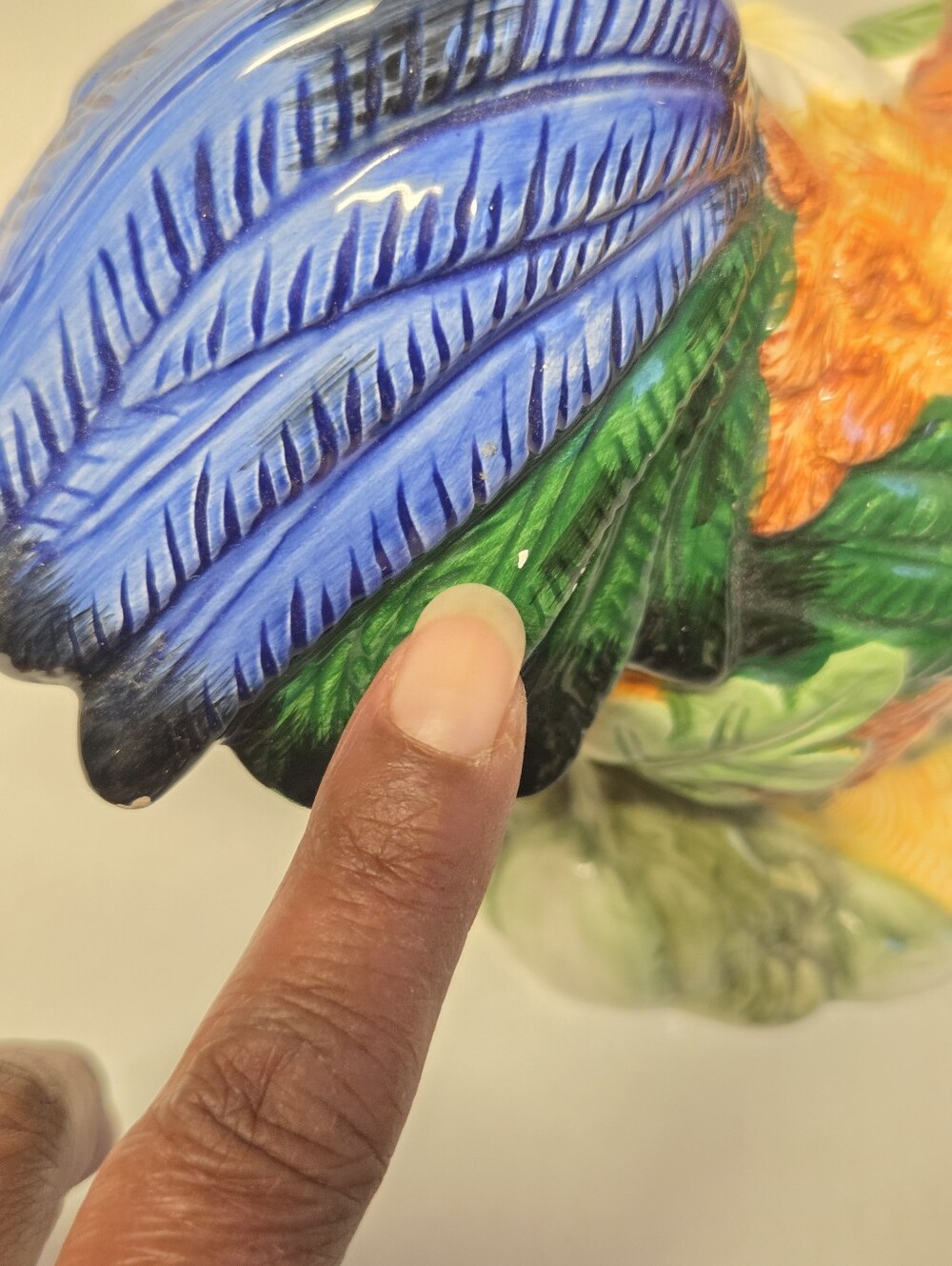 Samaco Colorful Ceramic Rooster - Picture 7 of 9